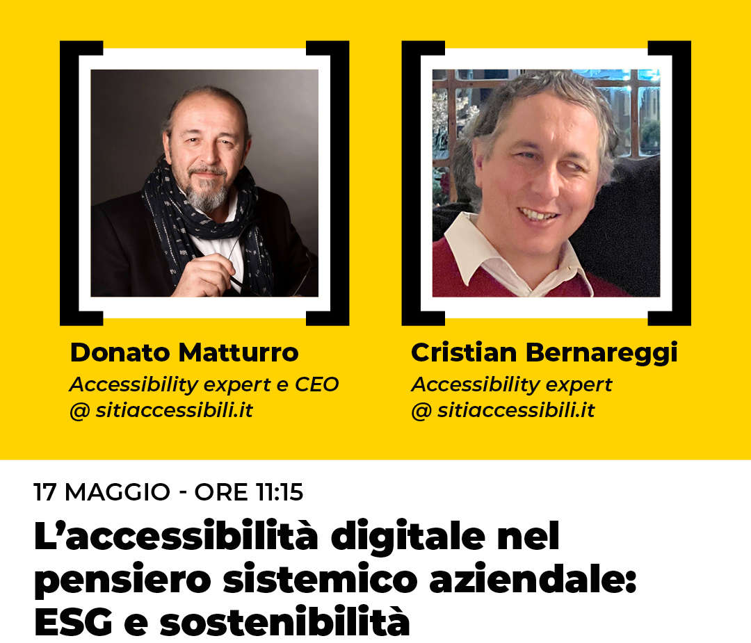 Donato cristian accessibility days JL